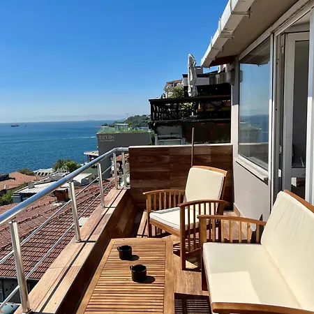 Apartment Deluxe Duplex In Center With 210 Degrees Bosphorus Viewed