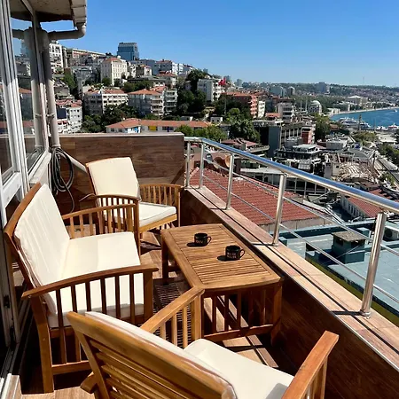 Deluxe Duplex In Center With 210 Degrees Bosphorus Viewed *
