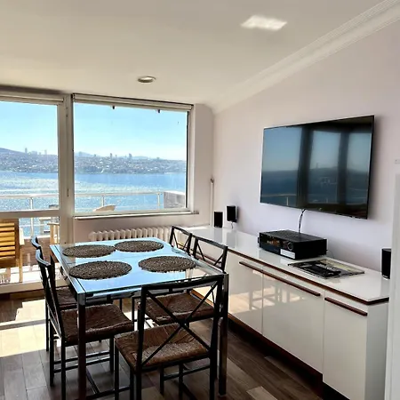 Apartment Deluxe Duplex In Center With 210 Degrees Bosphorus Viewed *