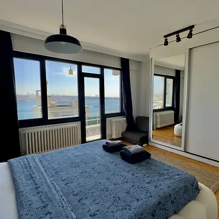 Deluxe Duplex In Center With 210 Degrees Bosphorus Viewed * 이스탄불